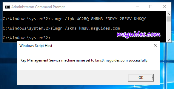 Windows kms client key